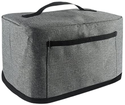 Generico Tapa de impresión de taza - Cubierta antipolvo con bolsillos para cable e instrumentos - Bolsa térmica para taza resistente a los arañazos y al agua para suministros artesanales