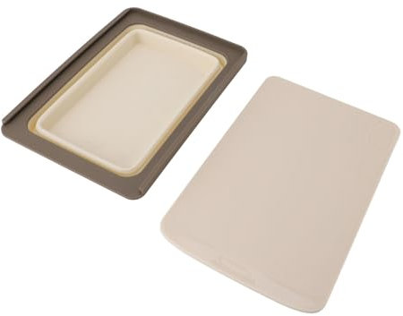 KIMISS Planche à Découper Pliable et Baignoire - 2 Pouces de Pliant Portables avec évier de Camping pour la Cuisine en Plein Air, Idéal pour Les Pique-niques et Les Voyages