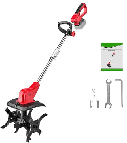 Hache de sol sans fil pour batterie Makita 18 V, batterie de 550 W, profondeur de travail du sol, largeur d'usinage de 30 cm, double rouleau 4 lames, motobineuse électrique pour petits parterres de