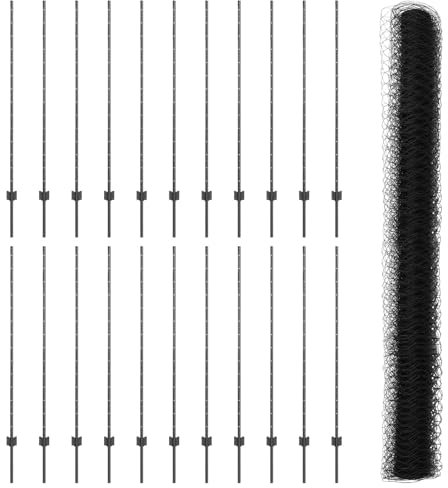vidaXL Stängsel med stolpe Grå 1,4 x 50 m Stål och PVC, Justerbar utomhusavskiljare, modern trädgårdsgrind, hållbar avdelare, mångsidig privacypartition för bakgårdar