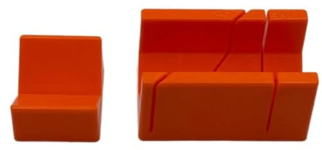 Boîte à onglets pour le travail du bois avec guides de coupe biseautés à 90 et 45 degrés