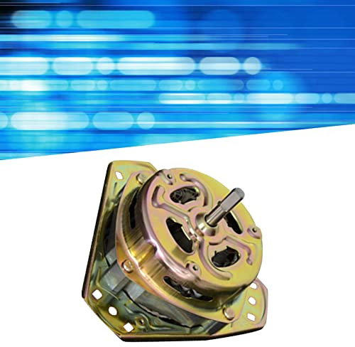 HELEVIA Moteur de Séchage de Machine à Laver, Moteur de Laveuse à Forte Puissance en Fil de Cuivre Pur, équilatéral pour la Déshydratation et le Séchage Semi-automatiques, (Arbre grossier 90 W)