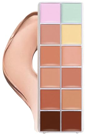 Palette Correttore Correttivo Palette Correttiva Colorata per Contorno Viso | Trattamento Camouflage Blendabile per Ragazze Giovani Famiglie Amiche Colleghi
