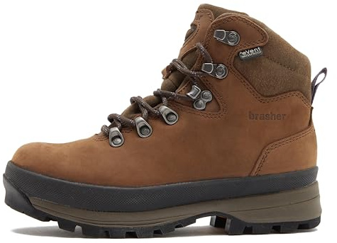 Brasher Women’s Country Master II Walking Waterproof Boots with High Traction Rubber Sole for All Terrains, 4 Season (Russet, 7, UK Footwear Size System, Adult, Women, Numeric, Medium, 7)