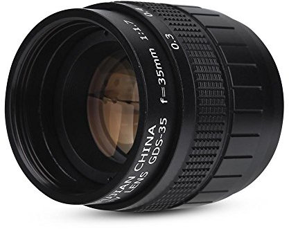 EBTOOLS Obiettivo per fotocamera - Obiettivo a fuoco fisso 35 mm f / 1.7 - Nero per, Fuji