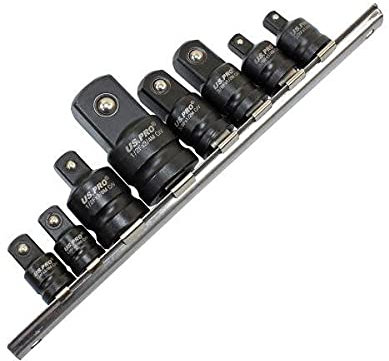 US PRO Tools 3505 Jeu d'adaptateurs de douilles à choc 1/4 3/8 1/2 3/4