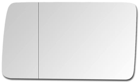 Ersatzspiegelglas Spiegelglas zum Kleben Außenspiegel Links Asphärisch passend für MERCEDES E-Klasse W124 1985-1996
