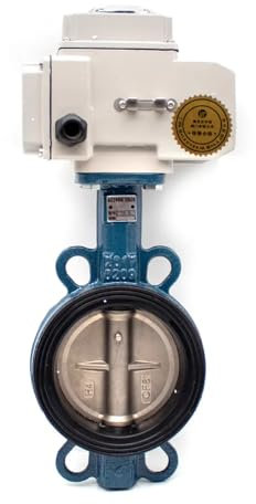 Toplionace Elektrische Flansch Absperrklappe Klemme Weichdichtendes Wasserventil Betätigungsventil, D971X-16 (DN150, AC 220V)