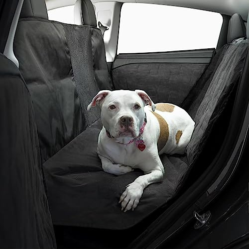 TOPABYTE Hundedecke für Auto Rückbank für Tesla Model Y, Model 3, Model S Hunde-Auto-Hängematte Wasserabweisende Autoschondecke für Hunde Autositzbezug für Rücksitz