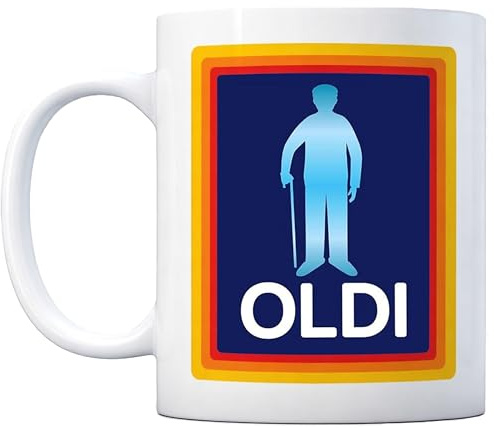 Oldi Funny Mug - 11 oz Coffee Mug for Men, Birthday Gift, Dishwasher & Microwave Safe. Perfect for Dad, Husband, Grandfather, Uncle