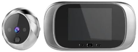 Begchy Digital LCD 2.8Inch Video Campanello Spioncino Spioncino Porta Eye Monitoraggio Camera Campanello 90 Gradi Rilevazione di Movimento Occhio Facile Installare B