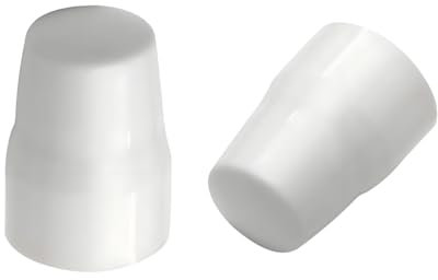 Radiator Valve Cap, Tidy Up Radiator Valves, Universal Radiator Valve Caps Replacement Push-Fit White Plastic Radiator Cap (White,4)