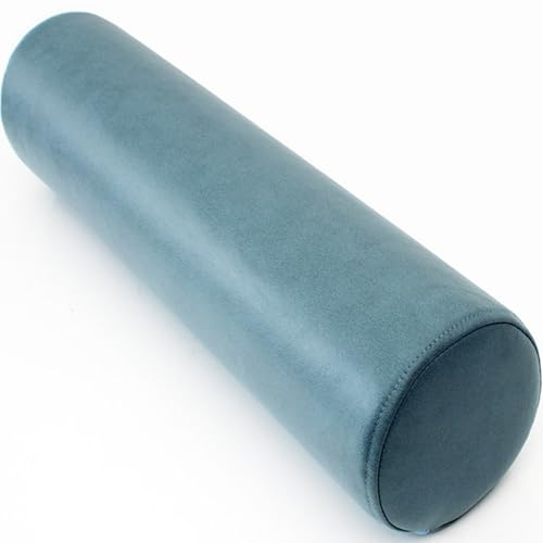 Almohada Cilíndrica Cervical para Cuello Impermeable Cojín Cervical Espuma de Memoria Almohada de Cuello Redondo Multifunción Cojín de Cuello para dormir, silla, coche, sofá(A2,10x90cm(4x35in))