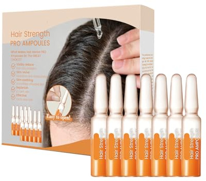 Ampollas Fortalecedoras Para El Cabello,Ampollas acondicionadoras,aceite hidratante para cabello fino a dañado, seco, mate y rotura