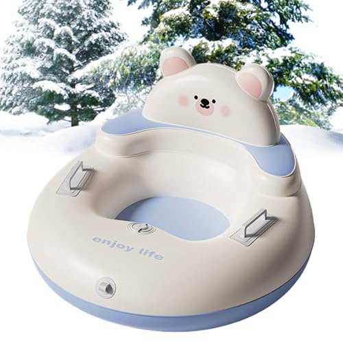Byuexhp Schlauchschlitten | 90 cm Aufblasbare Winterspielzeuge Mit Griffen | Spielzeug für den Schnee,Ab 3+ Für Mädchen Kinder Erwachsene Familienaktivitäten Skifahren Outdoor Park Garten Hinterhof