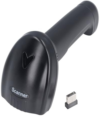 SUNGOOYUE Drahtloser Barcode-Scanner für Große Entfernungen, Vielseitiger Tragbarer Barcode-Leser für die Bestandsverwaltung mit 1D-2D-QR-Code-Leser für Tablets und Smartphones
