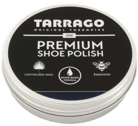 Tarrago | Lucido per scarpe Premium 50 ml | Polvere per lucido da scarpe Premium (blu navy 17)