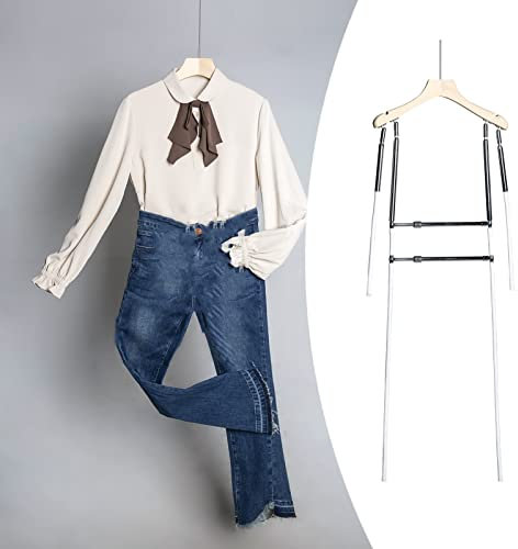 ENHEN Manichino Appendiabiti Regolabile del Manichino per la Mostra della Collezione della Lavanderia, Fotografia/Armadio/Finestra Manichino Forma Corpo Display Grucce, Altezza 155cm