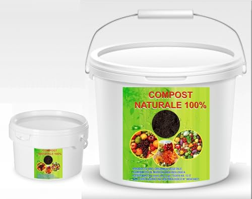 COMPOST Terriccio Universale Ammendante, CERTIFICATO ai sensi del D.Lgs 75/2010 All. 13 IT -Composto Biologioco In secchio richiudibile (20 Litri - 7Kg)