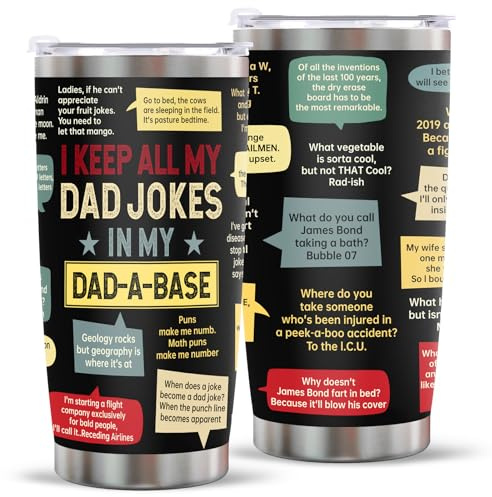 Birthday Gifts for Men: 20Oz Stainless Steel Tumbler Christmas Dad Gifts