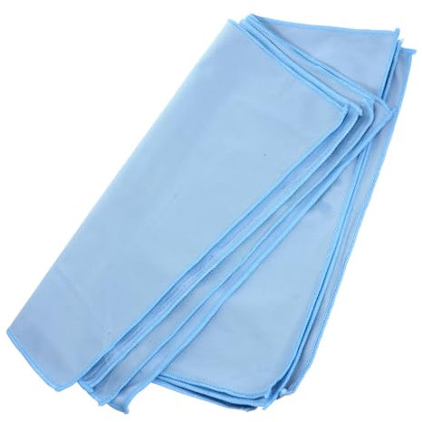 GARVALON 4piezas Paño De Limpieza para Gafas Paño De Limpieza De Vidrio para Copas De Cocina para Automóviles para Ventana De Vidrio