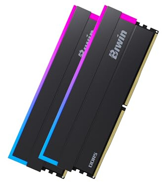 Biwin Black Opal DW100 DDR5 RGB RAM 32GB (16GBx2) Up to 6000MHz CL30 Computer Memory Intel XMP 3.0 AMD EXPO Compatible-Black