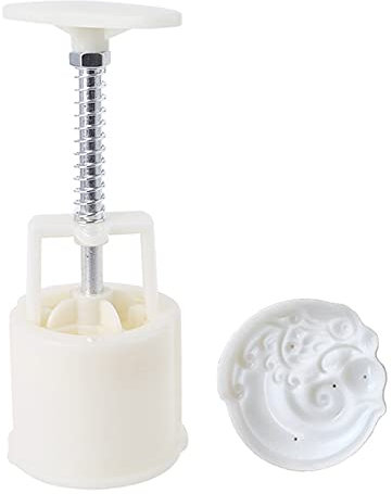 Limtula Plastic Mooncake Mold 75g Dragon Stamp Biscuit Cookie Cutter Mould DIY Fondant Baking Tool Mid-Autumn Festival