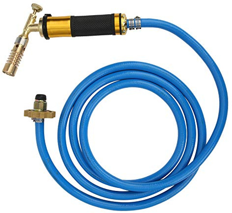 AUNMAS Gas Turbo Torch Hose Adapter Kit, Trigger Start Hose Torch for Brazing, Soldering, Welding, Plumbing, HVAC