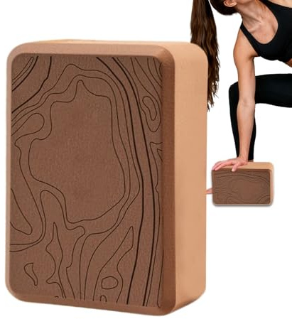 Wezalget Bloque De Yoga,Ladrillo de Equilibrio Ligero | Bloques De Ejercicio - para Mujeres Principiantes Entrenamiento en Gimnasio y Casa Ejercicio Fitness Danza Equilibrio