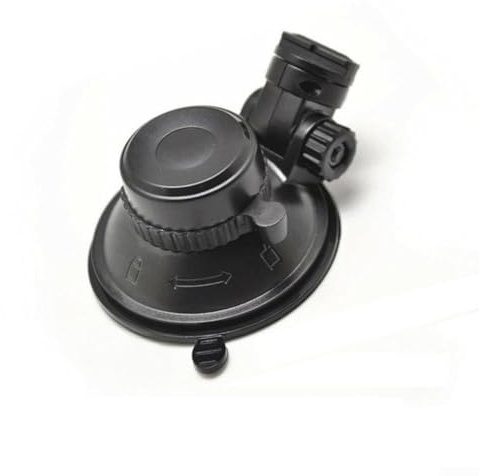 ToolsEvery Supporto per dash cam con ventosa, 1 pezzo, collo girevole a 360 gradi, forte adesione per parabrezza, nero, per modelli 360 J501/J501c
