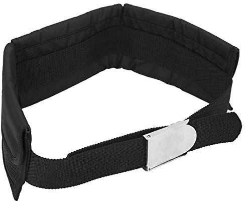 Alomejor Tauchgewichte Gürtel, 3-Pocket Gegengewicht Taillengürtel Verstellbarer Hochleistungs-Gewichtsgurt mit Schnalle für Tauchschwimmen Schnorcheln Tauchen (Gewichte Nicht enthalten)