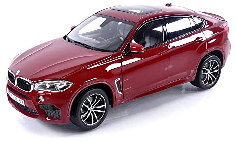 Norev NV183242 1:18 BMW X6 M 2015 Red Metallic Collectable Model, Multi