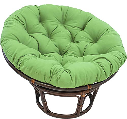 TMXKOOK Papasan Cuscino Spesso Sedia, Poltrona Rotondo Spessa Comoda Seduta Traspirante Cuscino per Interno ed Esterno Giardino