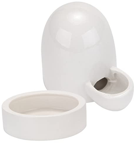 Angoily 2-in-1 Hühnerfutter- Und Tränkeset Für Geflügel Gans Taube Design Stabile Keramikschüssel