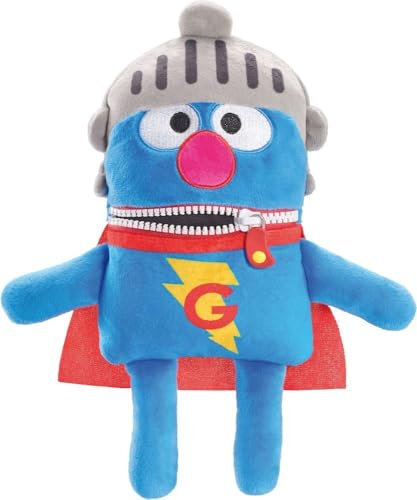 Schmidt Spiele 42557 Sorgenfresser, Grobi aus der Sesamstrasse, Plüschfigur, 30 cm