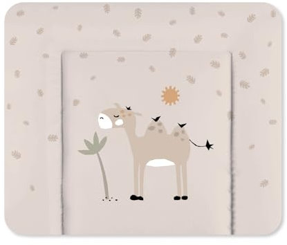 Julius Zöllner Wickelauflage Softy 75x75 cm - Wickelunterlage - wasserdicht und abwischbar - Made in Germany – Oeko-Tex Standard 100 – Savanne beige
