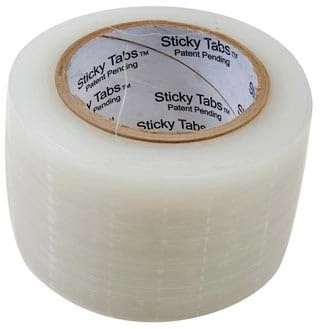 Sticky Tabs 3X3.5 inch X 100 ft Furniture Carpet Tabs That Stick