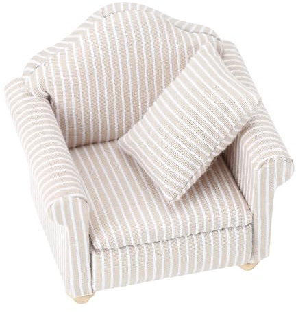 Puppenhaus Möbel,Miniatur Möbel Wichtel Möbel Mini Sessel Miniatur Sofa Puppenhaus Sofa Wichtel Sessel Dollhouse Sofa Ausstattung für Mini Puppenhäuser