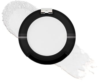 Single Palette Fard a Paupiere Mat, Matte Blanc Ombre à Paupières, Longue Durée Waterproof Anti-Transpiration, Hautement Pigmenté, Texture Fine Facile à Estomper, Palette Maquillage Yeux Femme-01