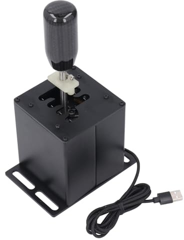 Saluaqui Racing Game Shifter Simulator Verbessert das Spielerlebnis mit Real Shift Feeling für G27 G29 T300 - Sturdige Konstruktion & Einfache Installation