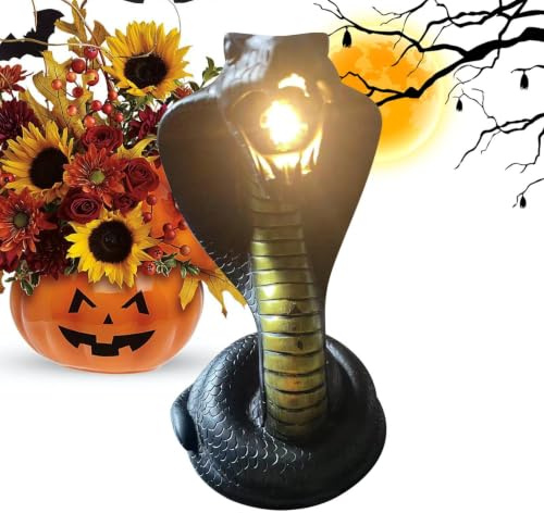 Halloween Ormformad Nattbelysning Gotiska USB Nattduksbordslampor För