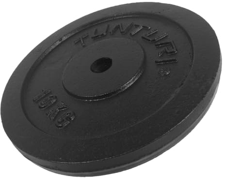 Tunturi Gewichte für Hanteln 2 x 0,5 kg, Hantelgewichte für 30 mm, Gusseisen
