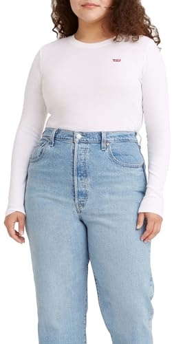 Levi's Women's Long-Sleeve Baby Tee T-Shirt