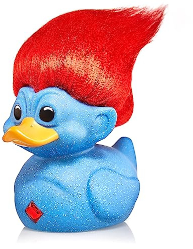TUBBZ First Edition Blue Glitter Troll, Sammelfigur aus Vinyl und Gummi, offizielles Lizenzprodukt von Trolls, TV, Filme und Videospiele
