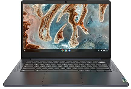 Lenovo IdeaPad 3 Chromebook | 14 inch Full HD Cloudbook Laptop | MediaTek MT8183 | 4GB RAM | 128GB eMMC | Chrome OS | Abyss Blue
