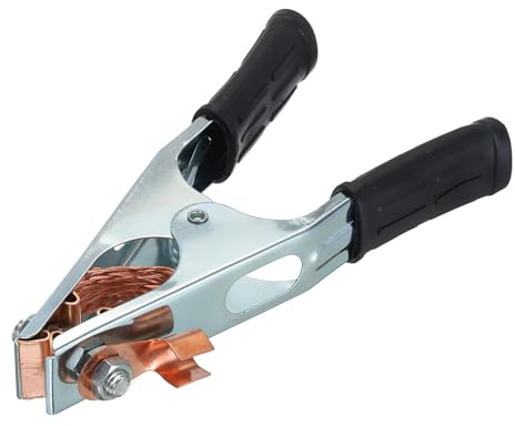 sourcing map 300A Welding Ground Clamp, Iron A-Shape Welding Machine Grounding Clamp Earth Ground Cable Wire Grip Clip for Welding Machine