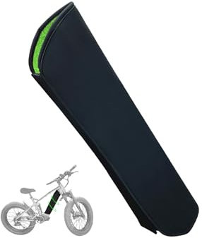 E-Bike Battery Protective Cover, Integrated E-Bike Battery Cover, Frame Cover, Waterproof and Dustproof for Cold Weather - Fits Frames with 11.8-14.2 Inches Circumference (Black)