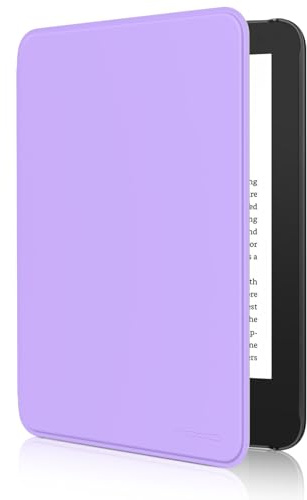 MoKo Hülle für 6 Amazon Kindle 11.Gen,2024/2022, Violett | Leichte Schutzhülle，Auto Aktiv-/Ruhemodus, wasserdichte Schutzhülle,für Amazon Kindle Basic 11. Generation 2024/2022
