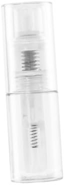 SECFOU Puder Sprühflasche Mit Verschließbarer Düse Kein Auslaufen Hochwertiges Material Transparentes Design Nachfüllbar Leicht Und Kompakt Für Talkumpuder Parfümpuder Und Make-up-puder