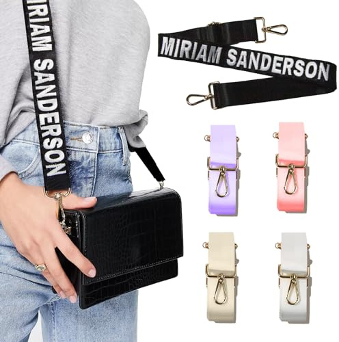 Personalisierte Schultergurt Für Taschen, Schulterriemen Für Taschen, Taschengurte Zum Wechseln Schwarz Schulterriemen Gurt Für Umhängetasche Riemen Für Umhängetasche Breite 3,8cm Einstellbar 69-134cm